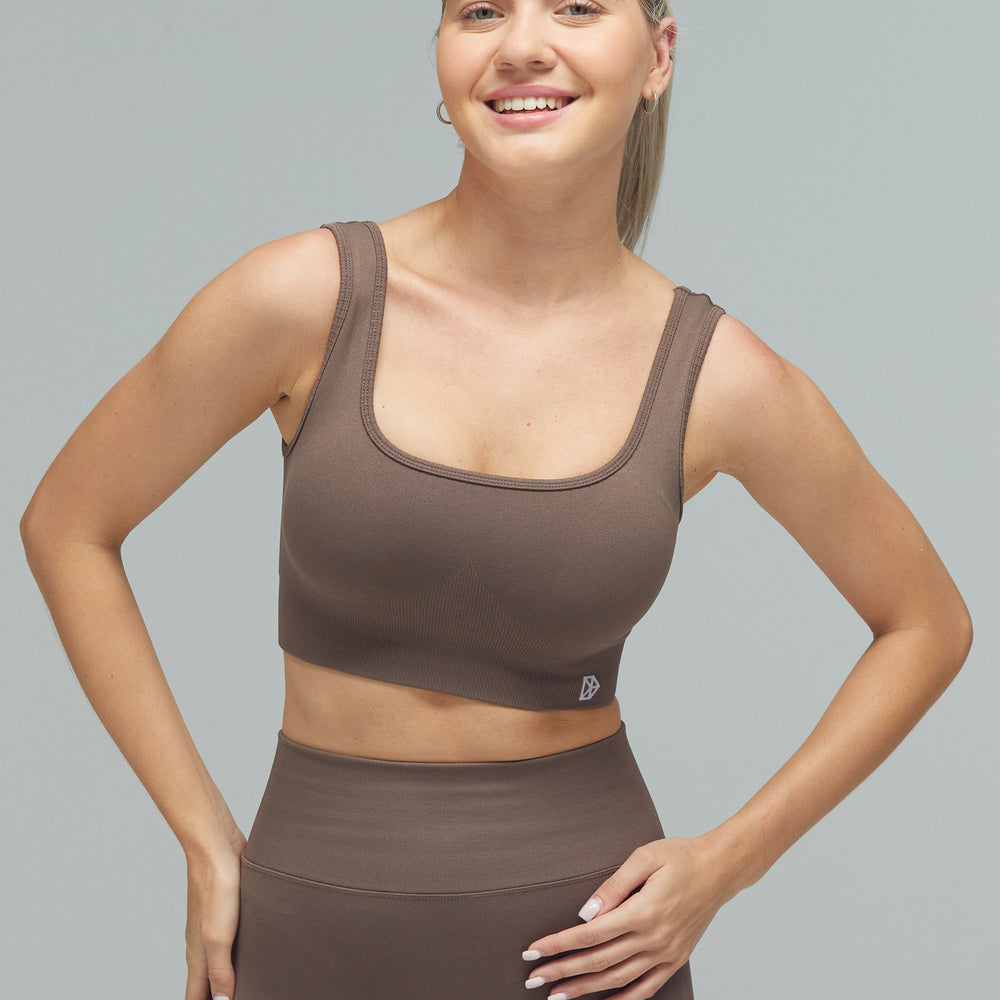 FLXFLOW DRILLS Bra Taupe