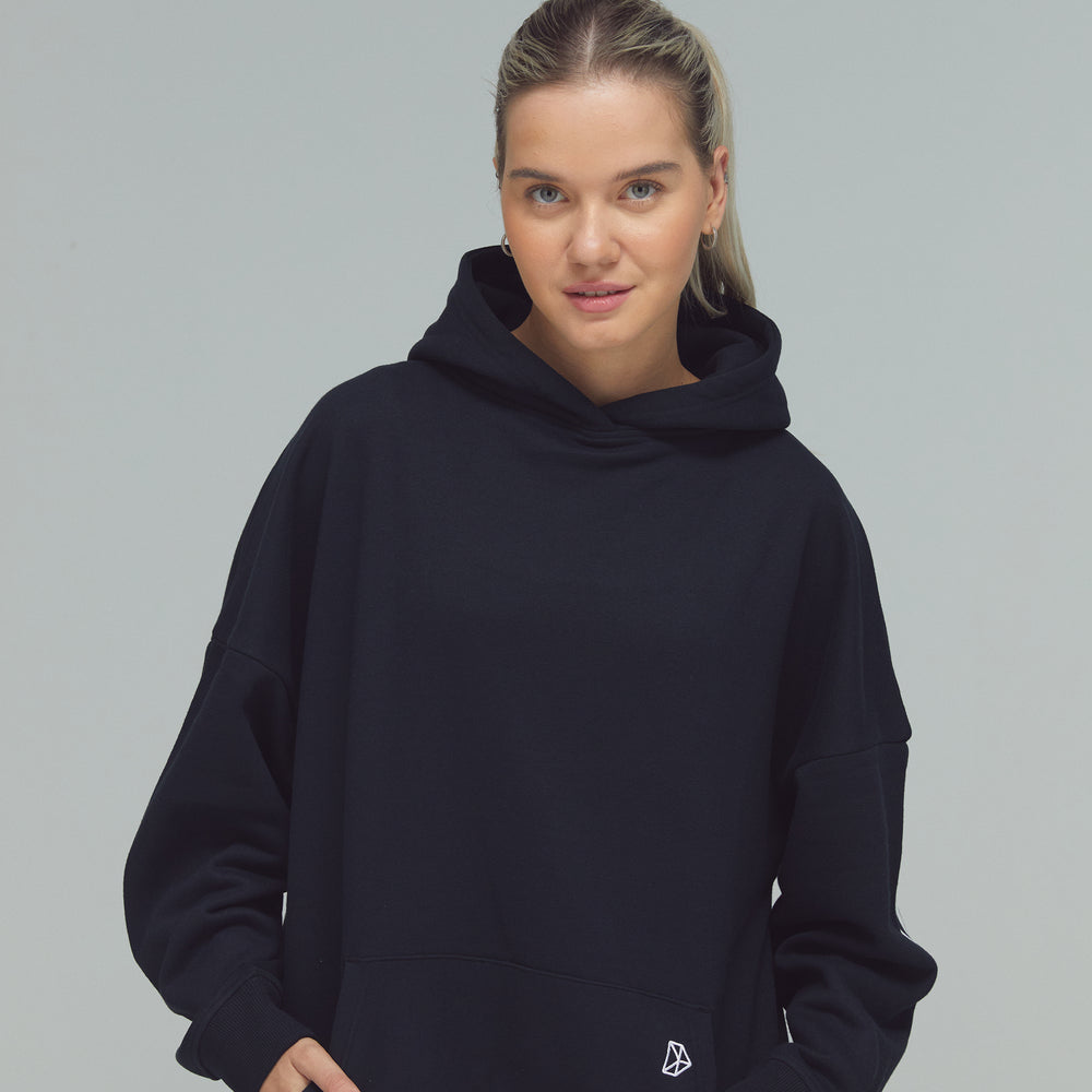 RECREATION DRILLS Signature Hoodie Black/White