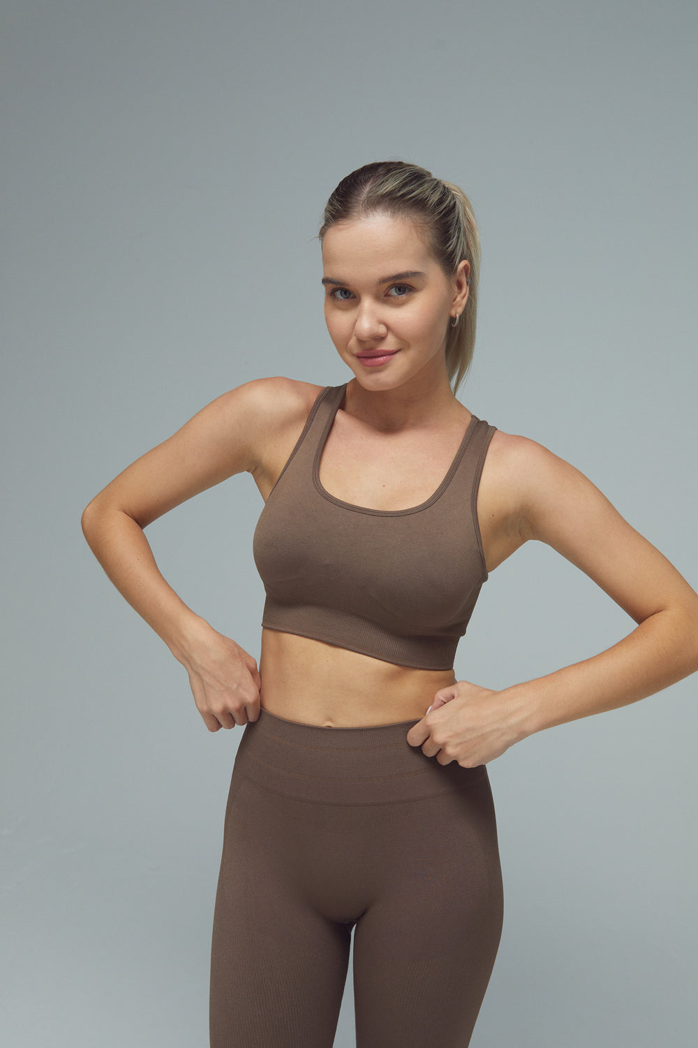 XFUNCTION DRILLS Racer Bra Taupe