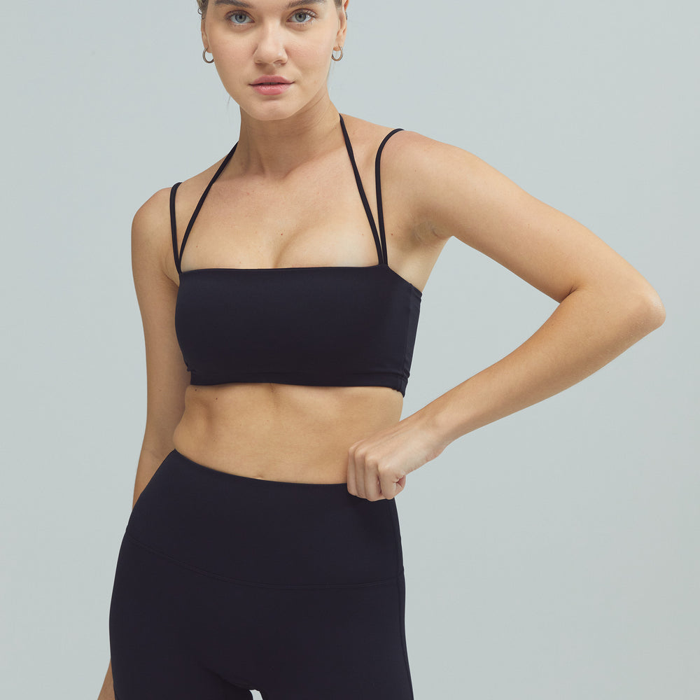 
                      
                        ACTIVE DRILLS Bandeau Bra Black
                      
                    