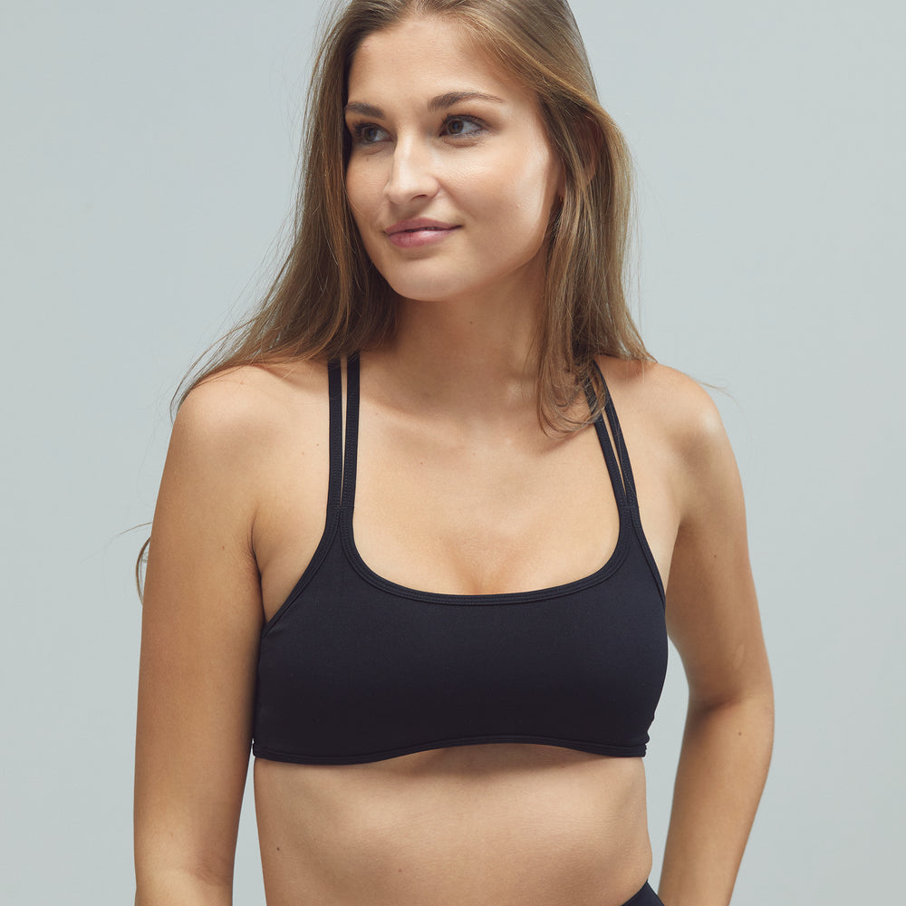 ACTIVE DRILLS X-Strap Bra Black