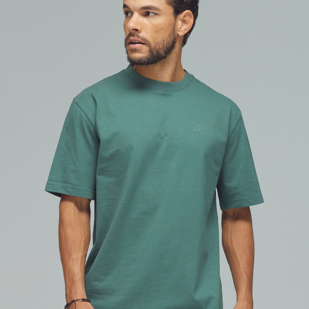 
                      
                        RECREATION DRILLS Vertical Graphic Tee Dark Sage Green
                      
                    