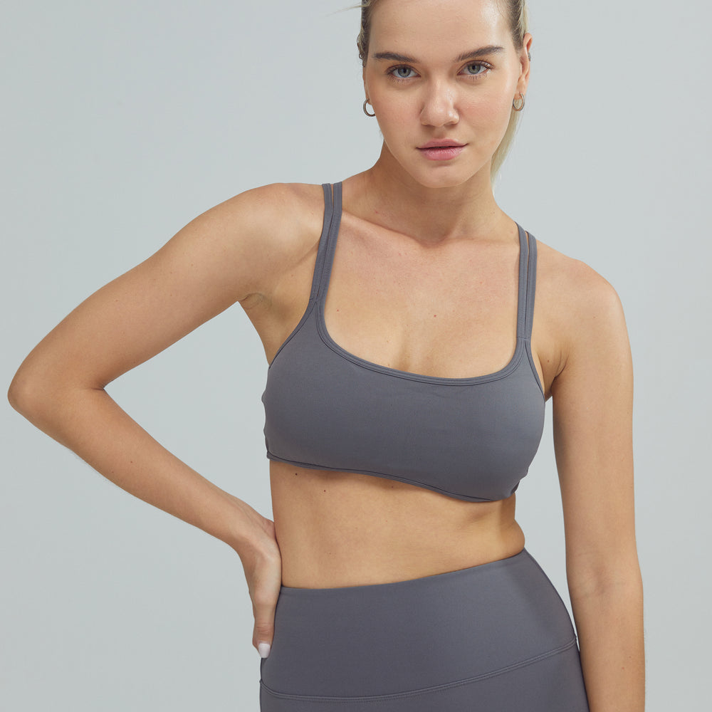 
                      
                        ACTIVE DRILLS X-Strap Bra Grey
                      
                    