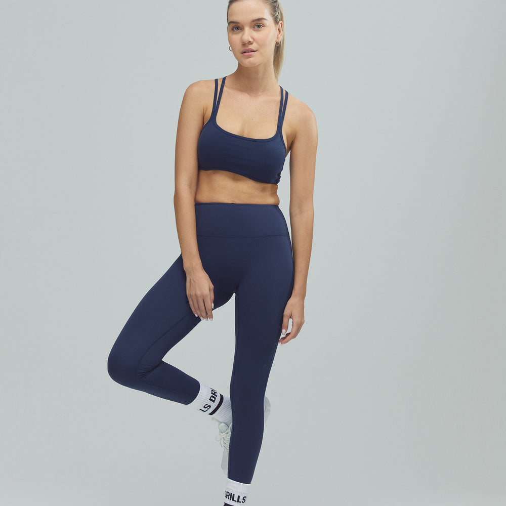 ACTIVE DRILLS Scrunch Leggings Navy