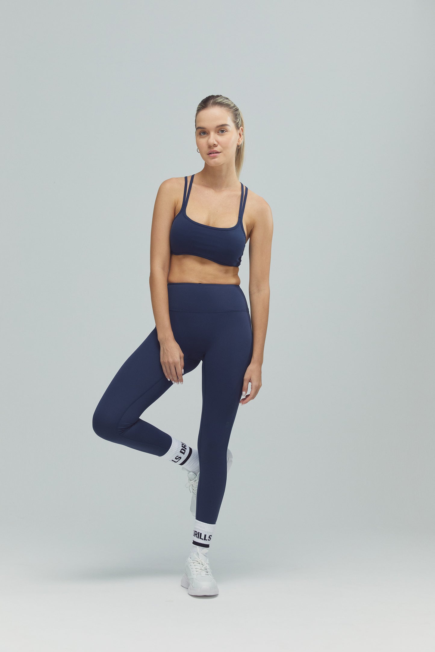 ACTIVE DRILLS Scrunch Leggings Navy