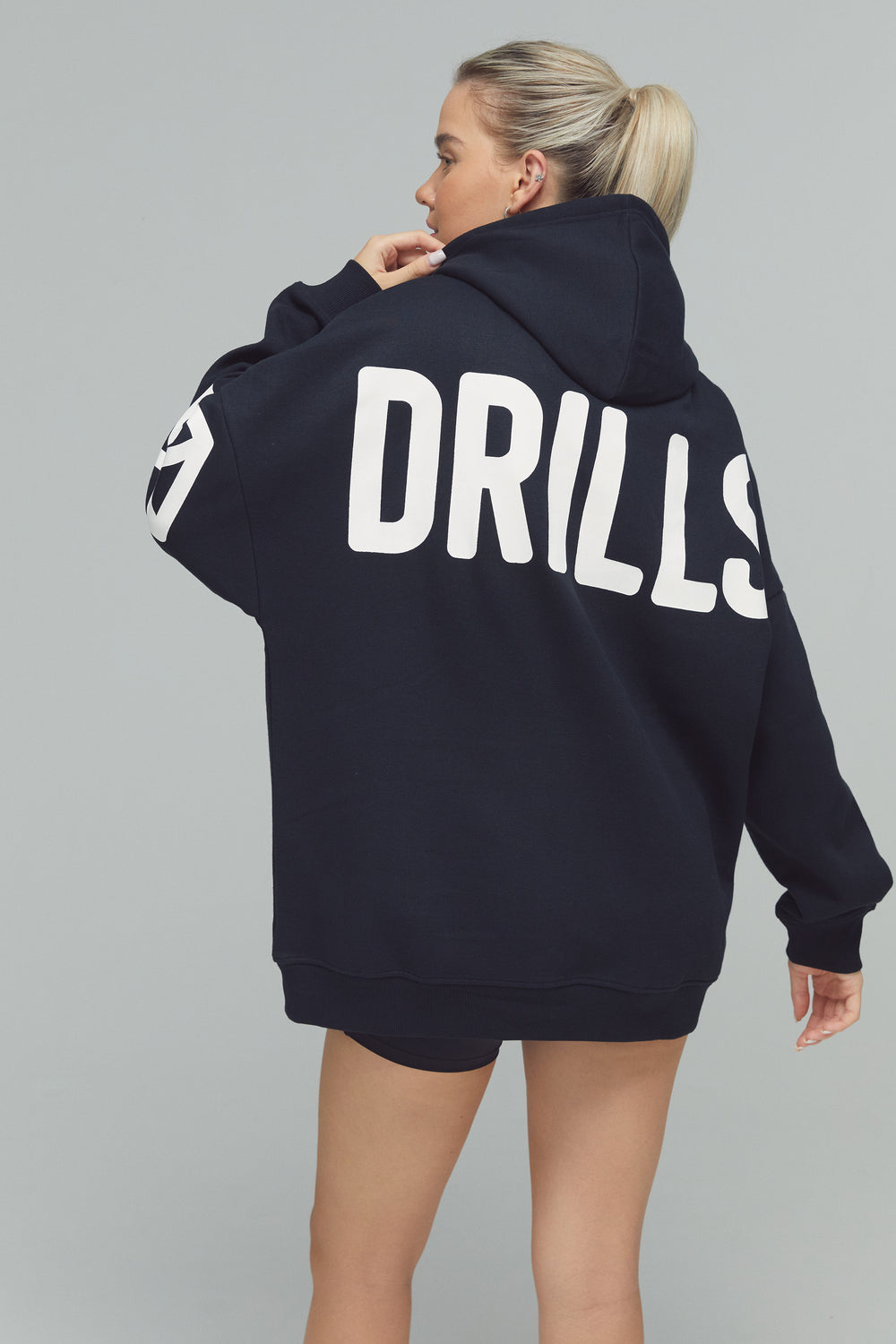 RECREATION DRILLS Signature Hoodie Black/White