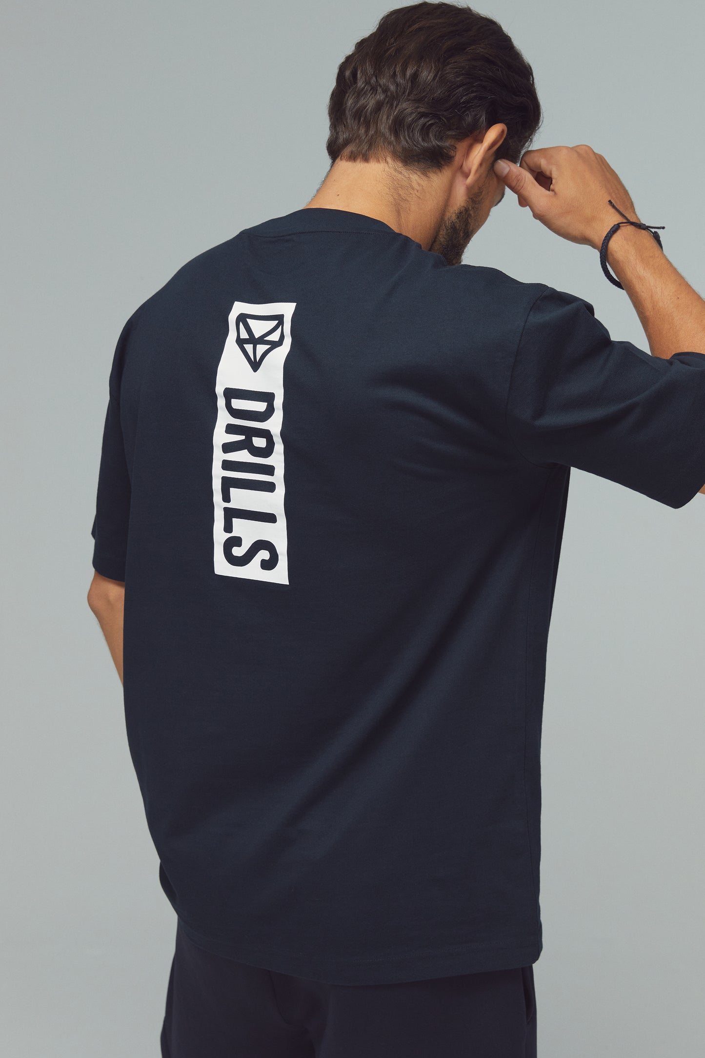 RECREATION DRILLS T-shirt graphique vertical noir/blanc 