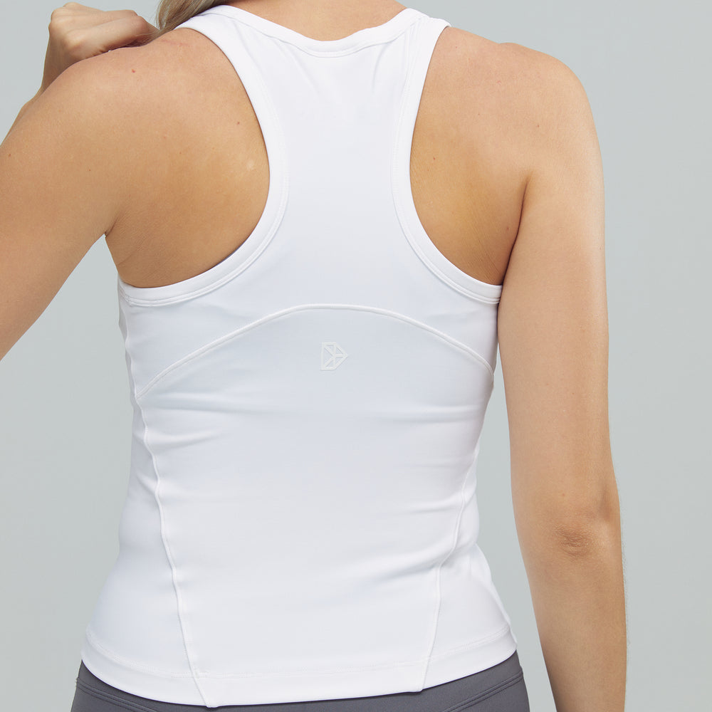 ACTIVE DRILLS Tank Top White