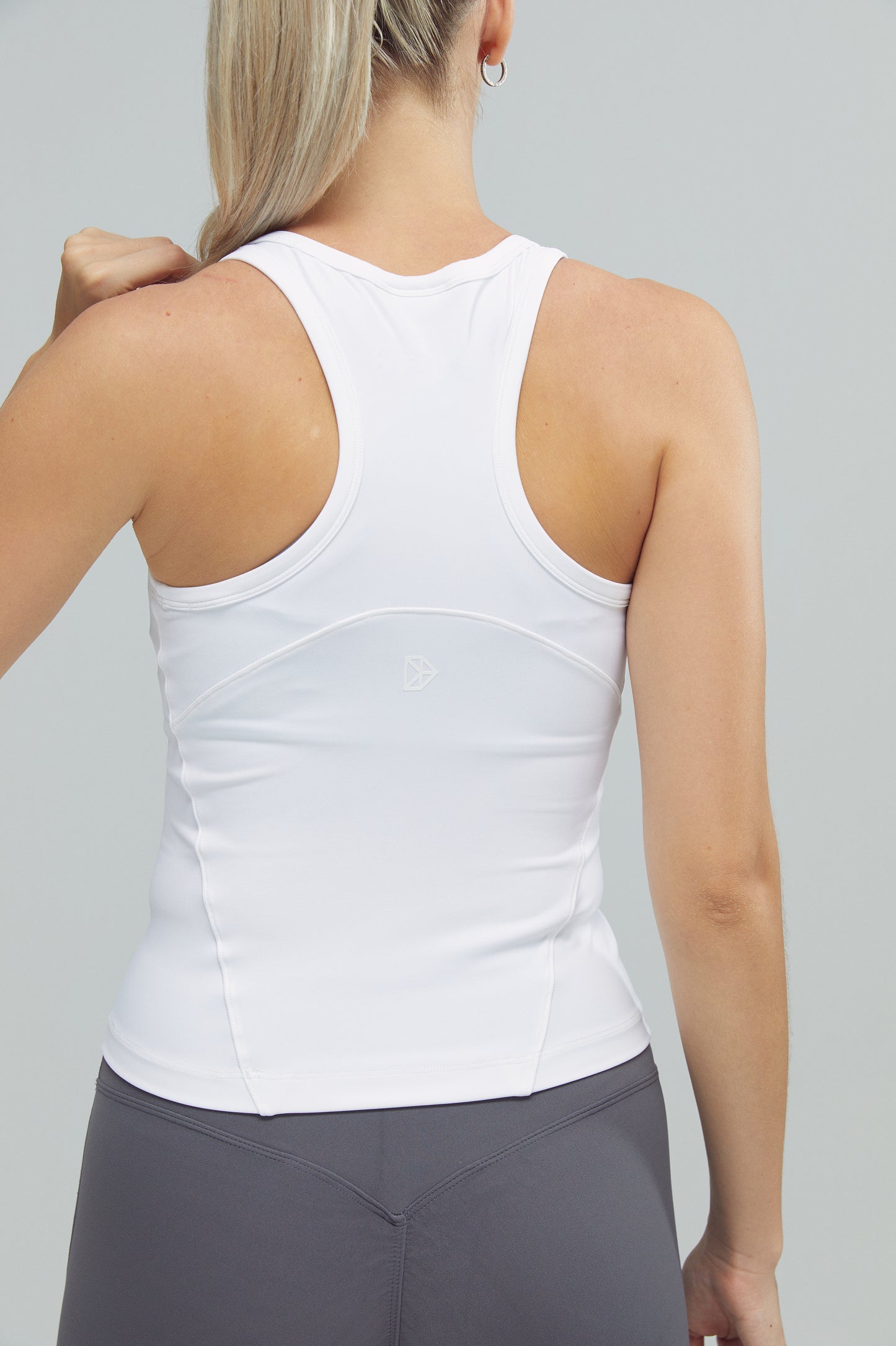 ACTIVE DRILLS Tank Top White