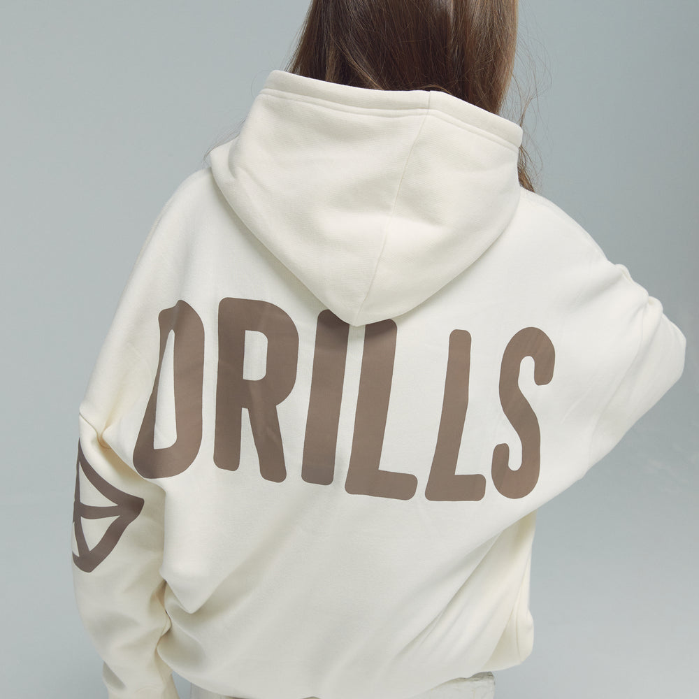 
                      
                        RECREATION DRILLS Signature Hoodie Whisper White/Taupe
                      
                    