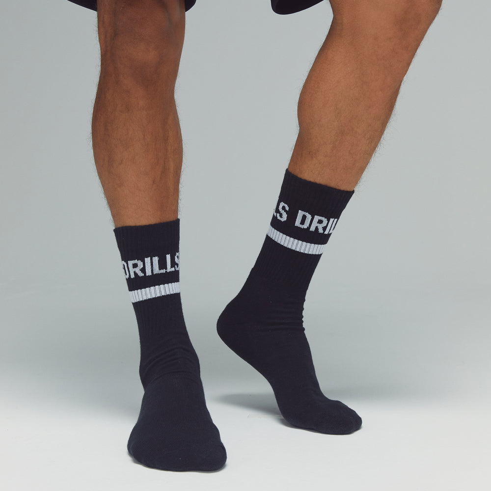 Chaussettes DRILLS Toujours Noir 