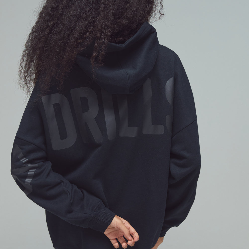 RECREATION DRILLS Signature Hoodie Black