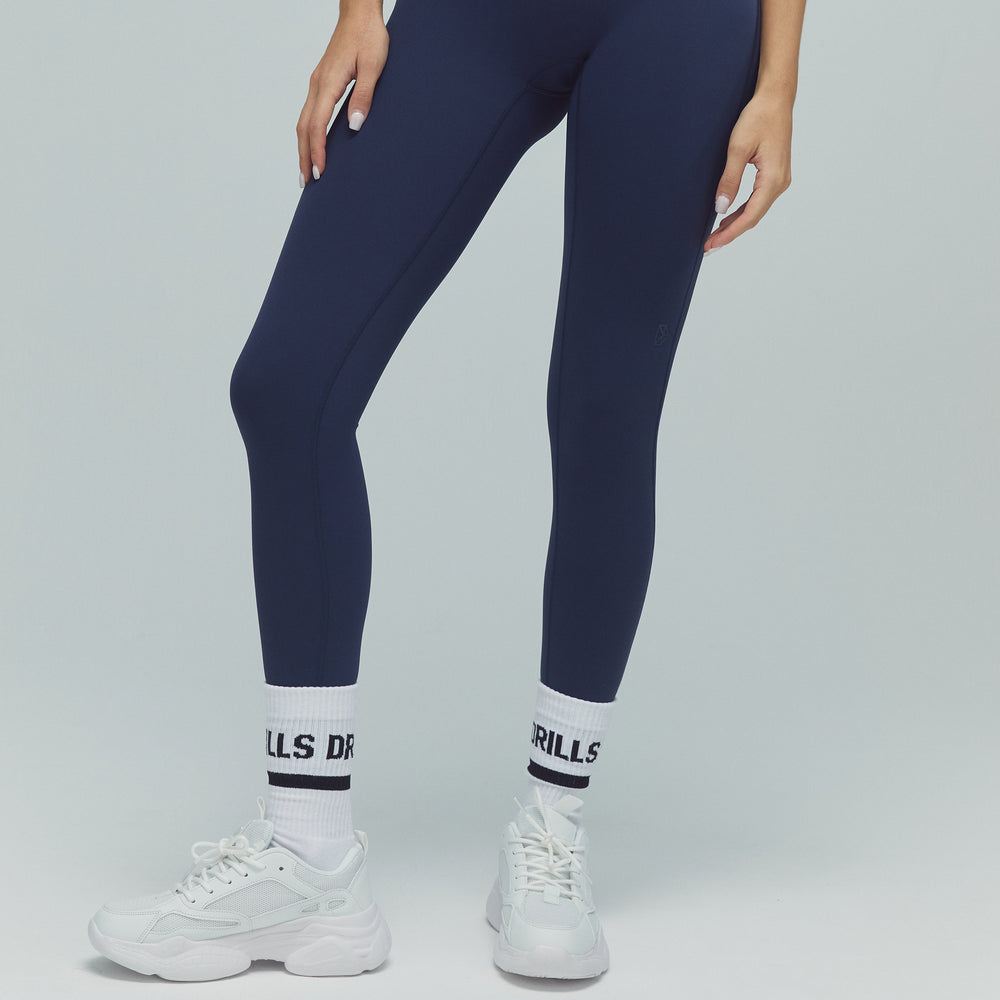 ACTIVE DRILLS Scrunch Leggings Navy