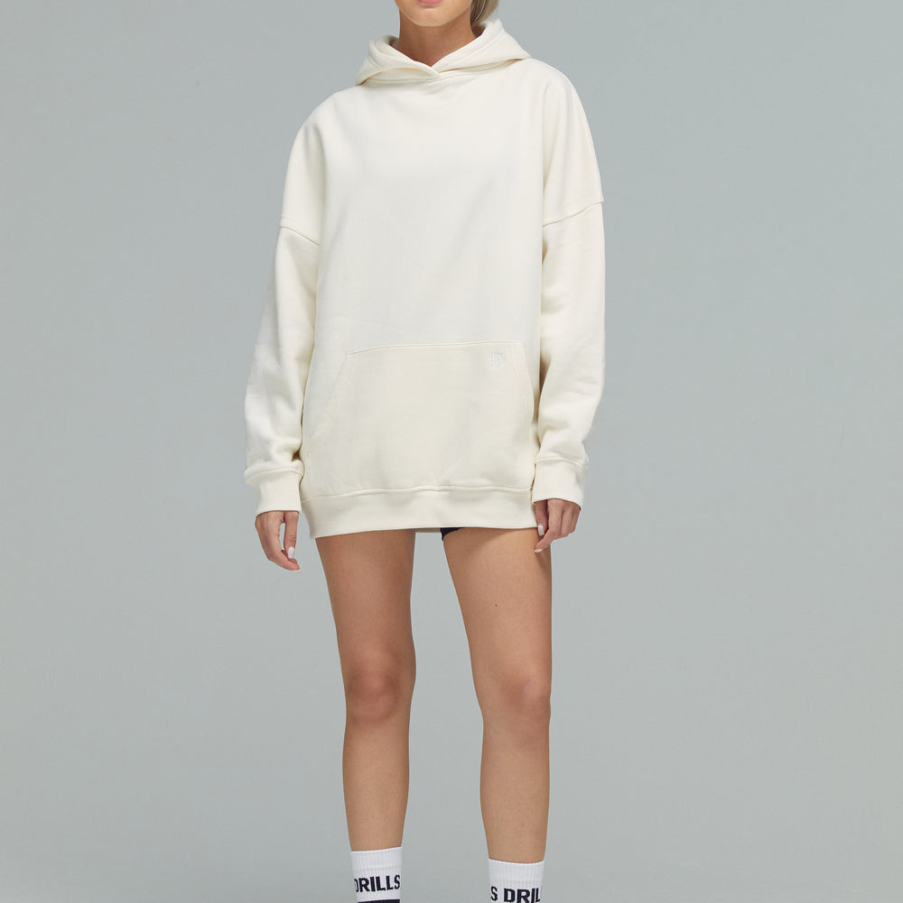 
                      
                        RECREATION DRILLS Hoodie Whisper White/White
                      
                    