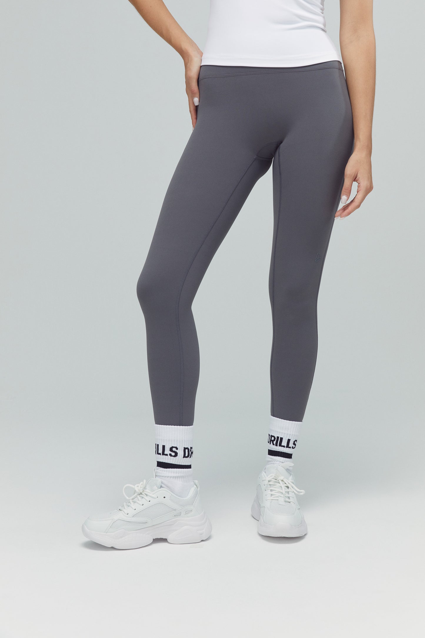 ACTIVE DRILLS Scrunch Leggings Grey