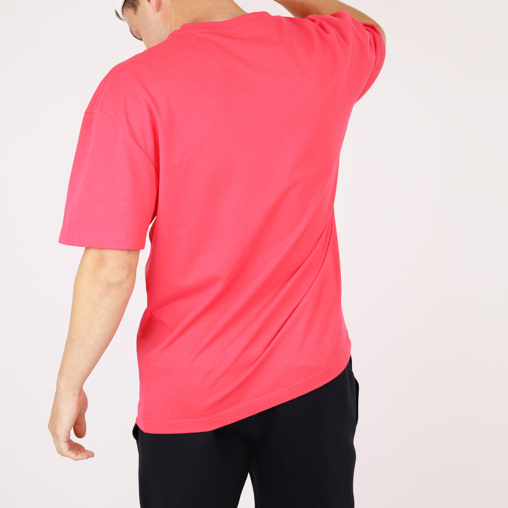 RECREATION DRILLS 6am Tee Raspberry / White
