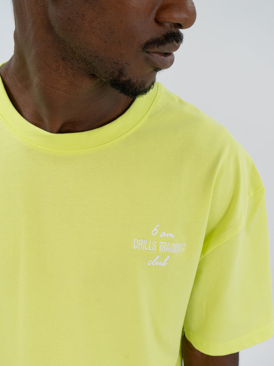 6am Tee Lime / White 2