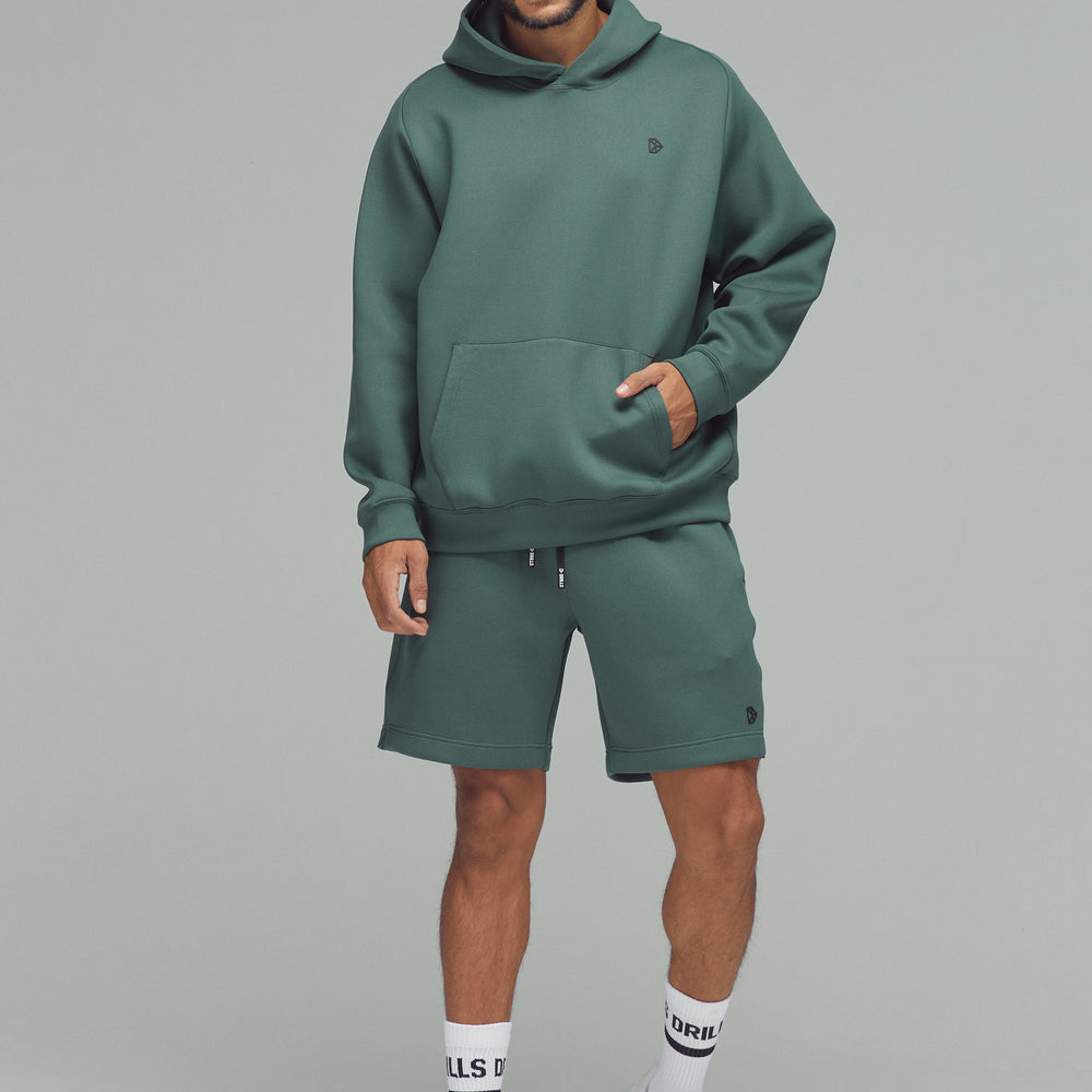 RECREATION DRILLS Scuba Hoodie Dark Sage Green