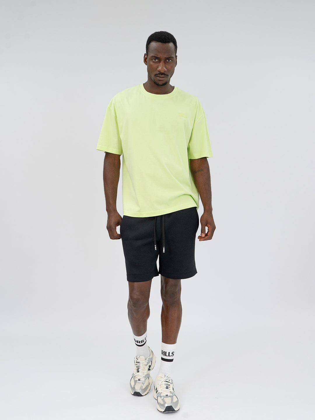  Athlete Script Tee Butterfly / Black  / White 2