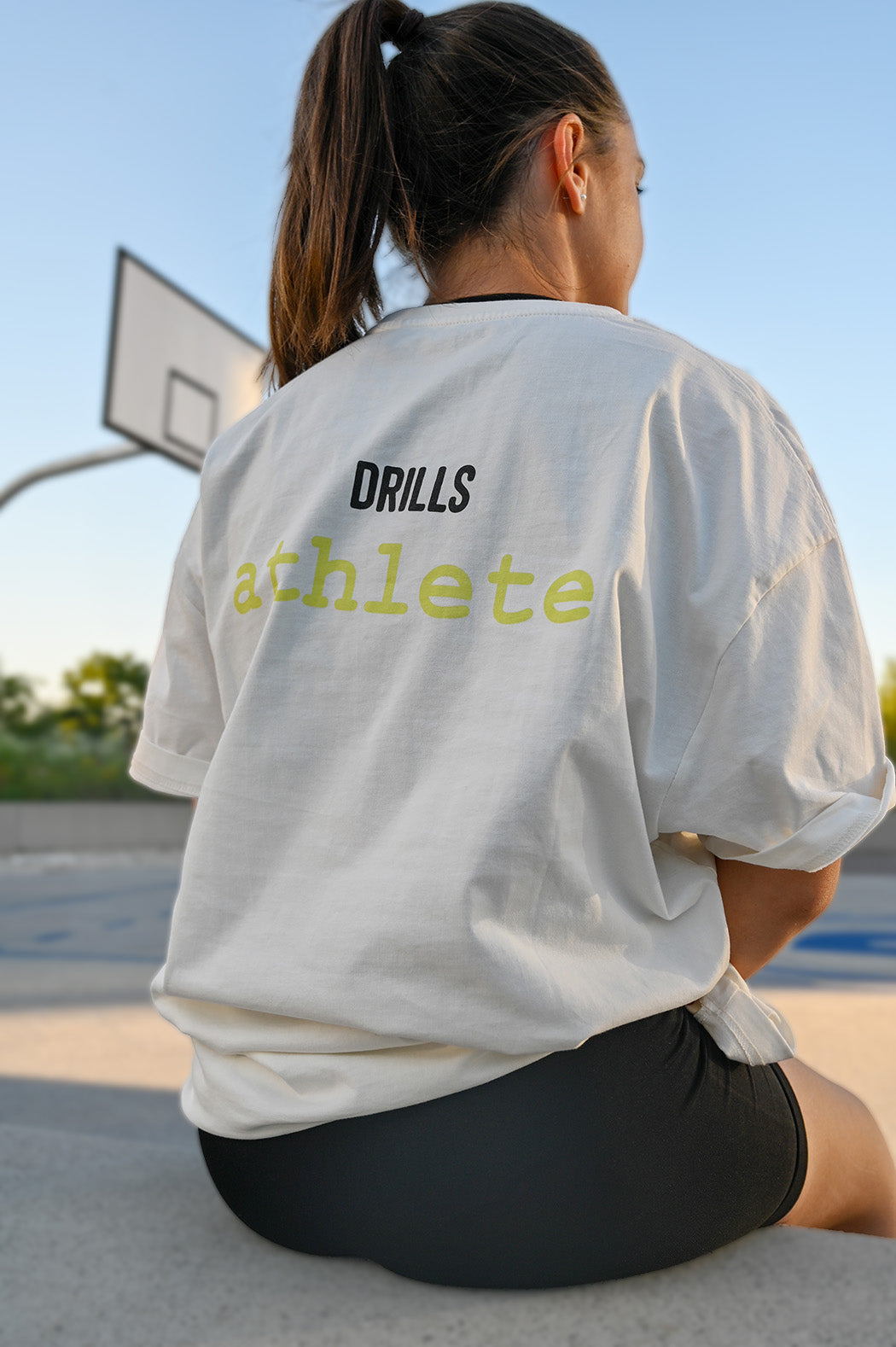  Athlete Tee Off White / Black / Lime neu 1