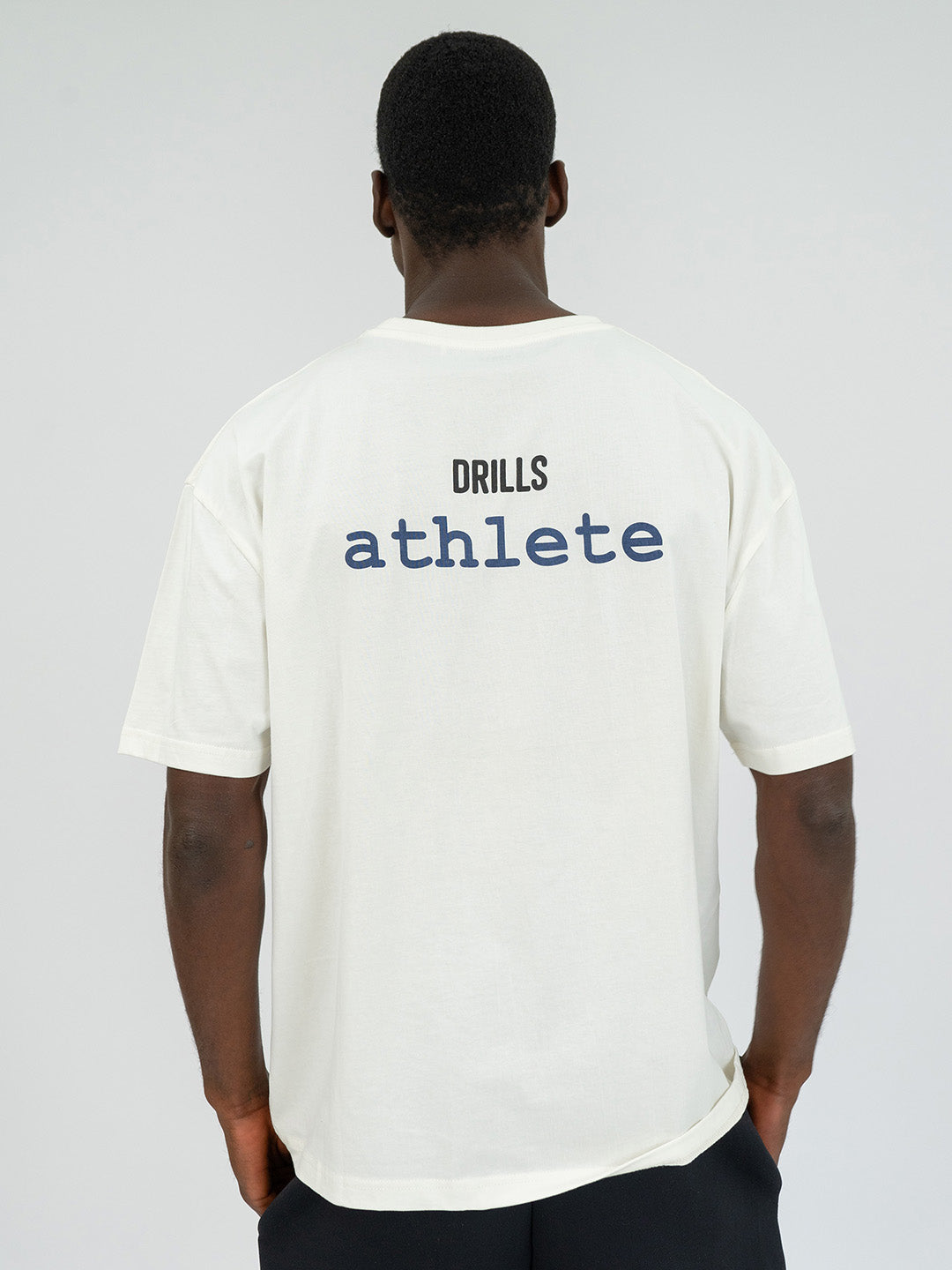 Athlete Tee Off White / Black / Nightshadow Blue 1