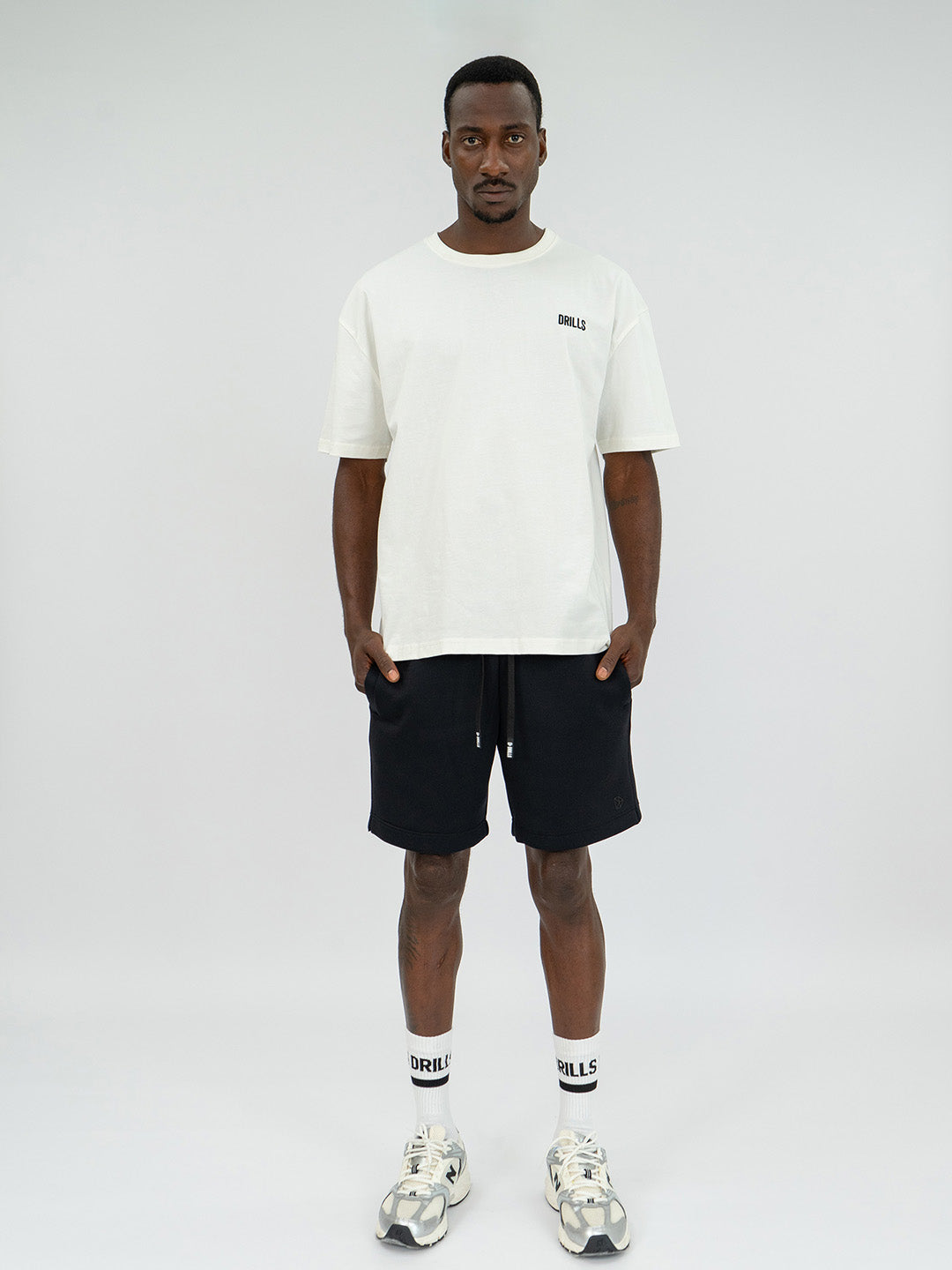 Athlete Tee Off White / Black / Nightshadow Blue 2