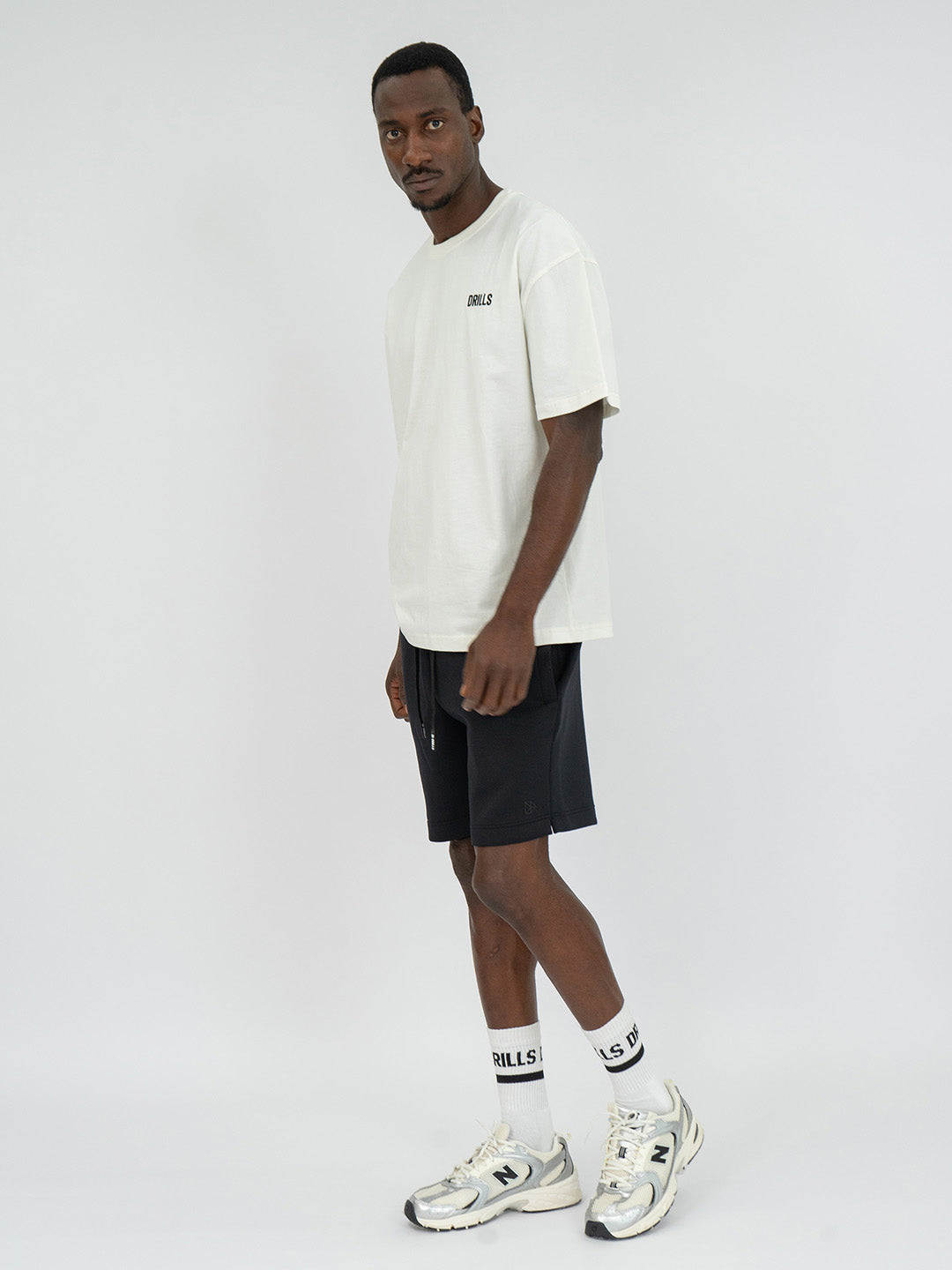 Athlete Tee Off White / Black / Nightshadow Blue 3