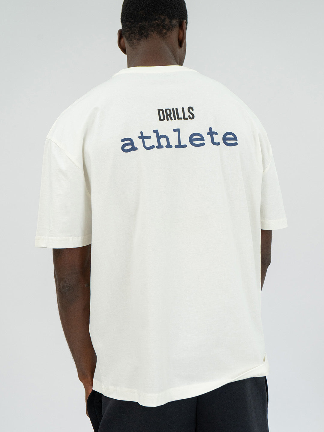 Athlete Tee Off White / Black / Nightshadow Blue 5
