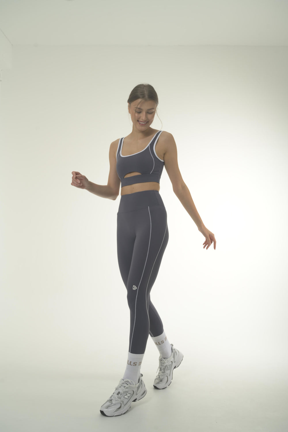 RACQUET DRILLS Leggings Midnight Blue / White 1