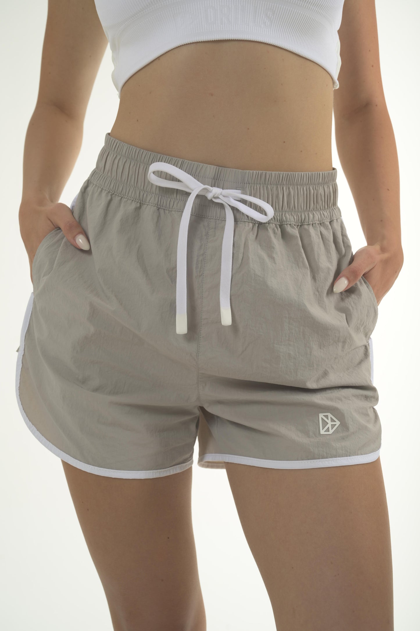 RACQUET DRILLS Short Glacier Gray / White 2