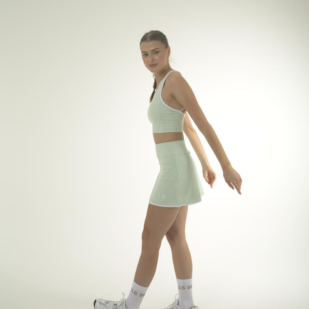 
                      
                        RACQUET DRILLS Skort Gossamer Green / White 4
                      
                    