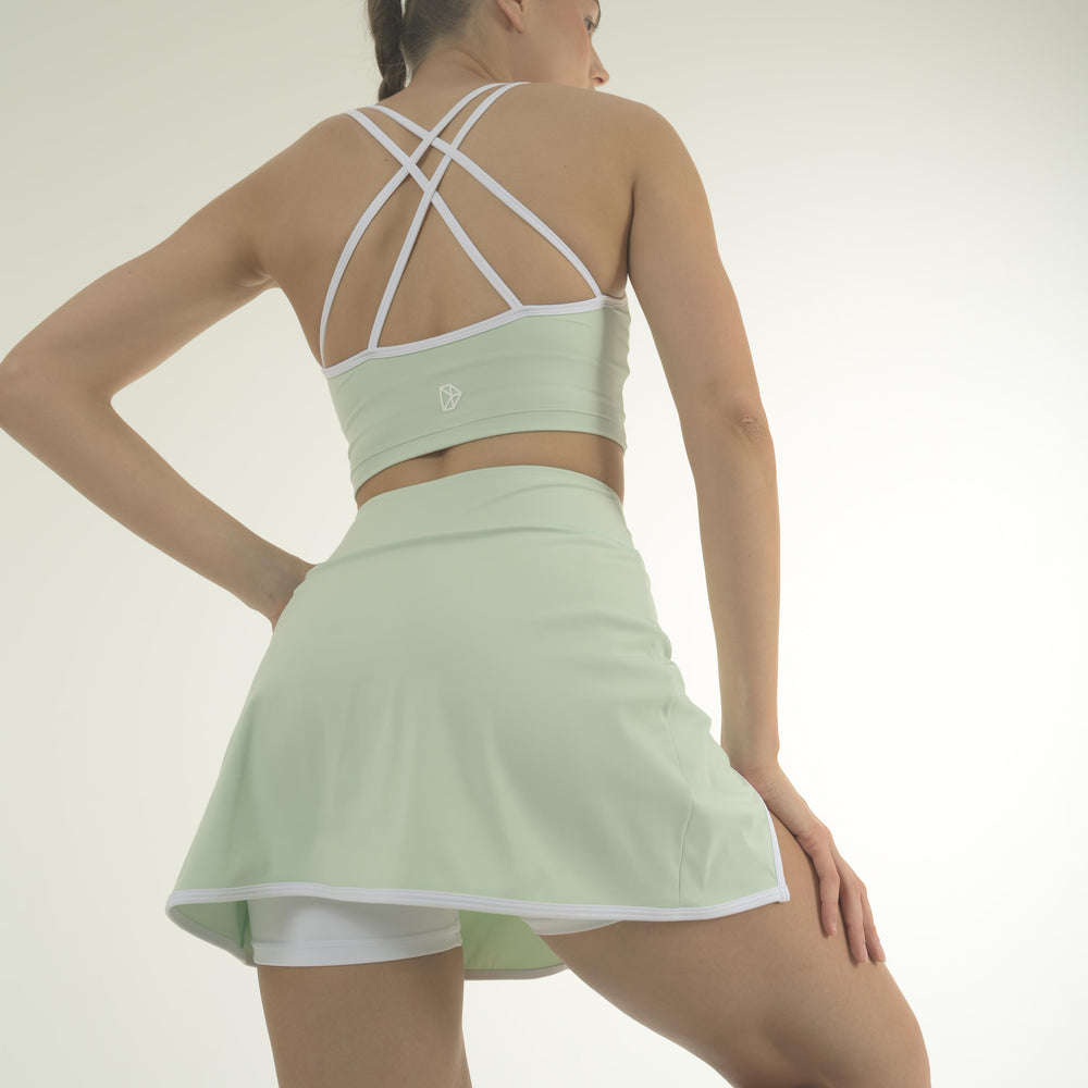 
                      
                        RACQUET DRILLS Skort Gossamer Green / White 5
                      
                    