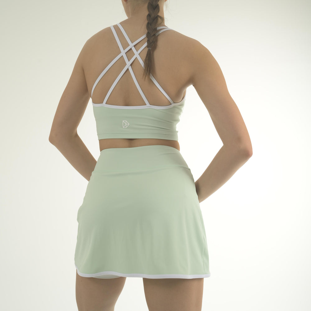 RACQUET DRILLS Tank Gossamer Green / White 2