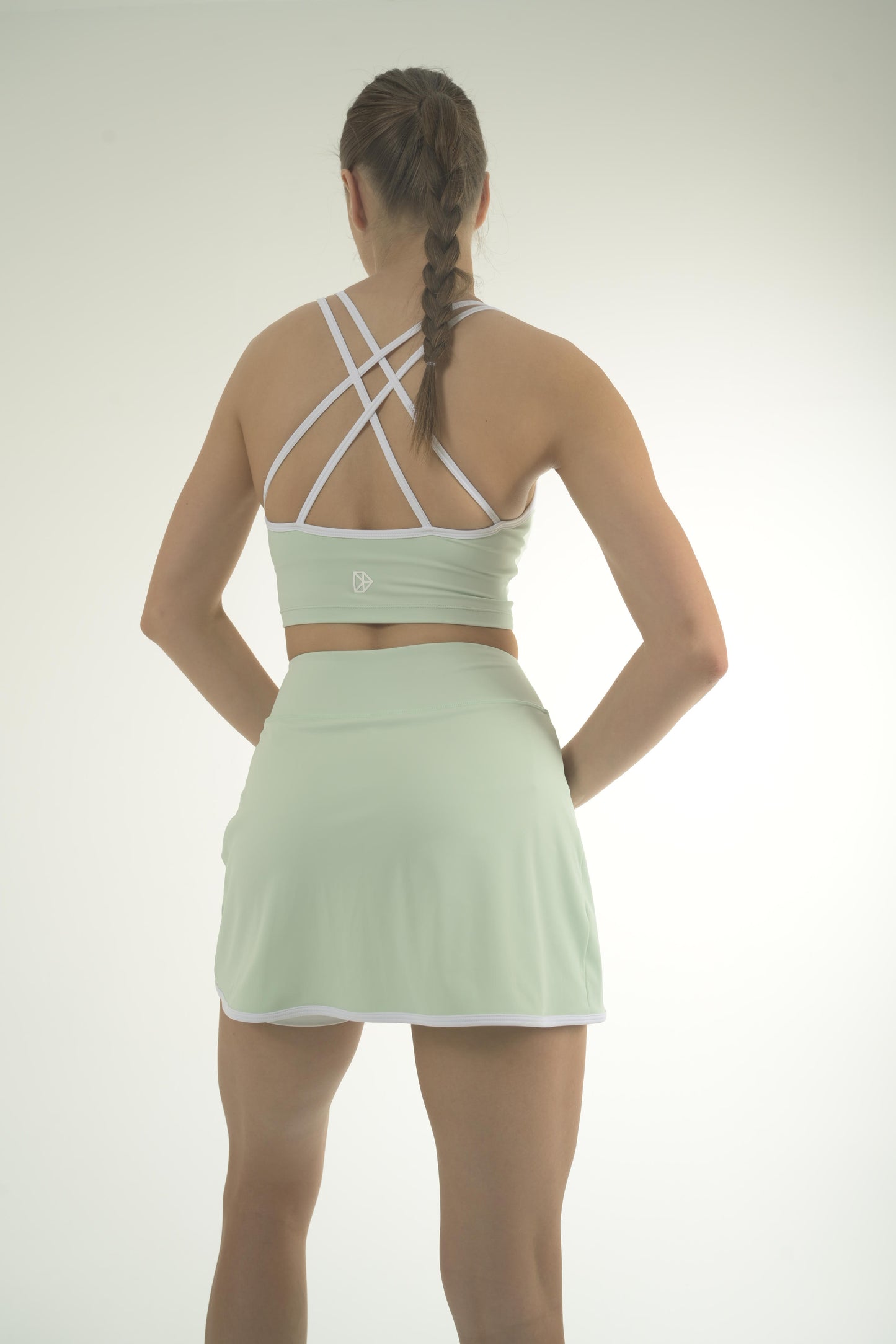 RACQUET DRILLS Tank Gossamer Green / White 2