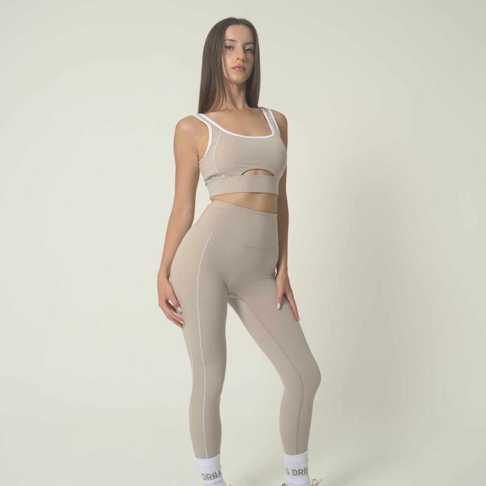 RAQUET DRILLS Leggins Atmosphere White 1
