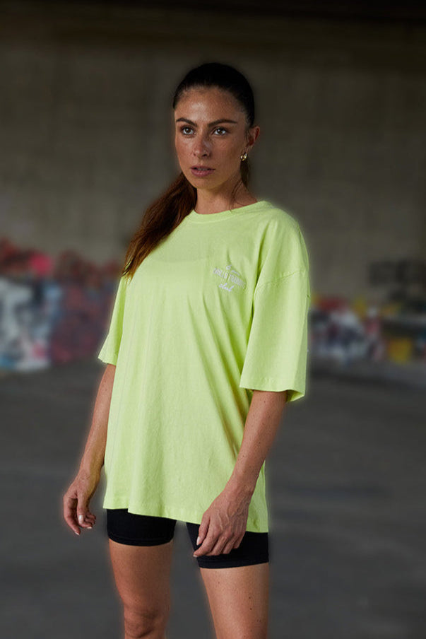 RECREATION DRILLS 6am Tee Lime / White 1