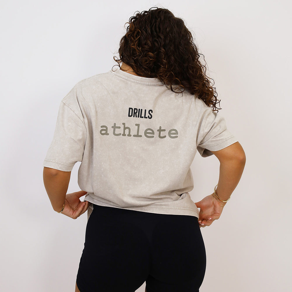 
                      
                        RECREATION DRILLS Athlete Tee Off White / Black / Fungi w 3
                      
                    