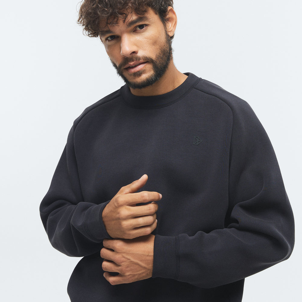 RECREATION DRILLS Scuba Crew Sweat Black