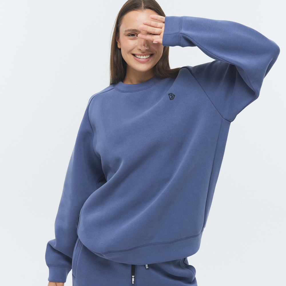 RECREATION DRILLS Scuba Crew Sweat Infinity Blue