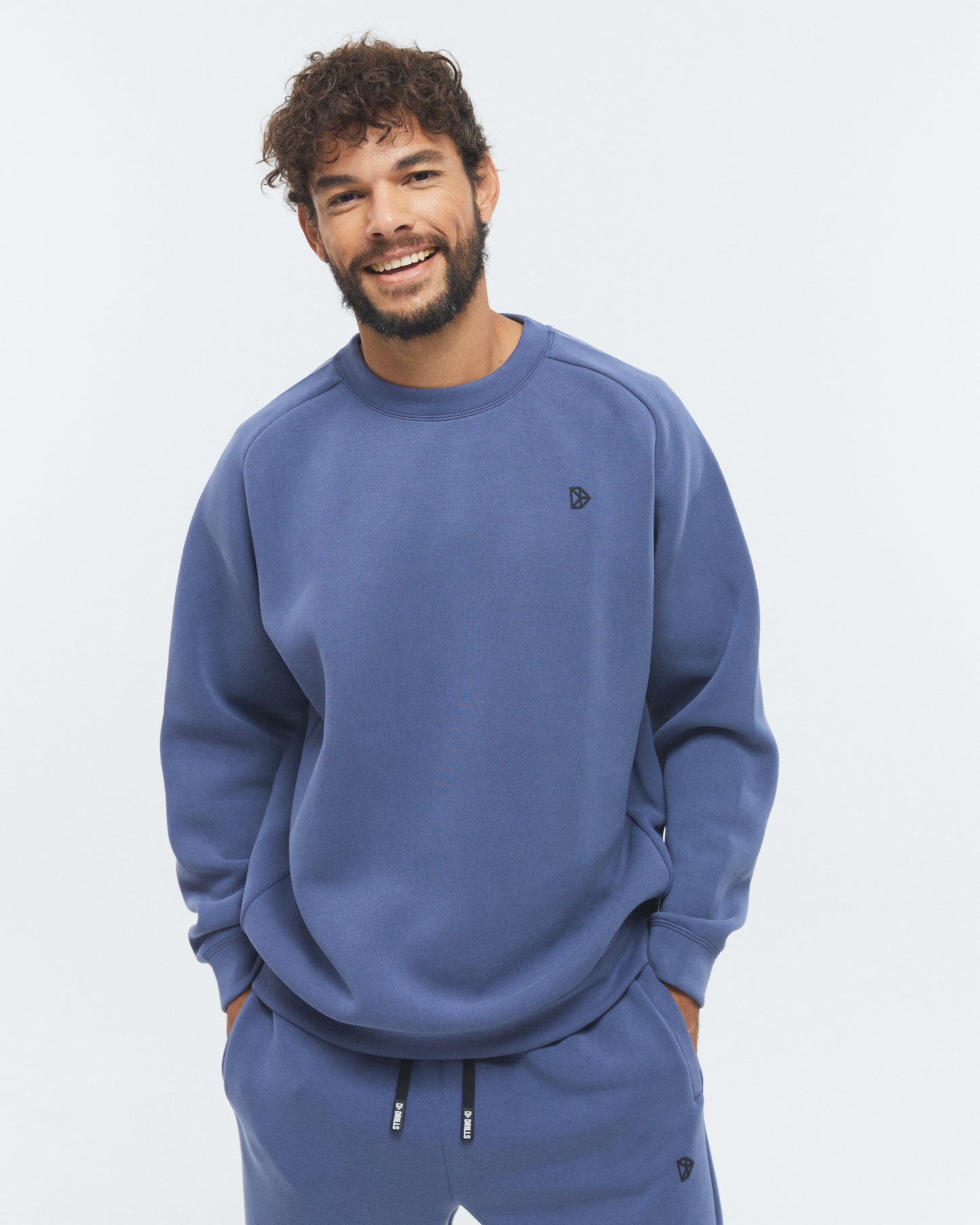 RECREATION DRILLS Scuba Crew Sweat Infinity Blue