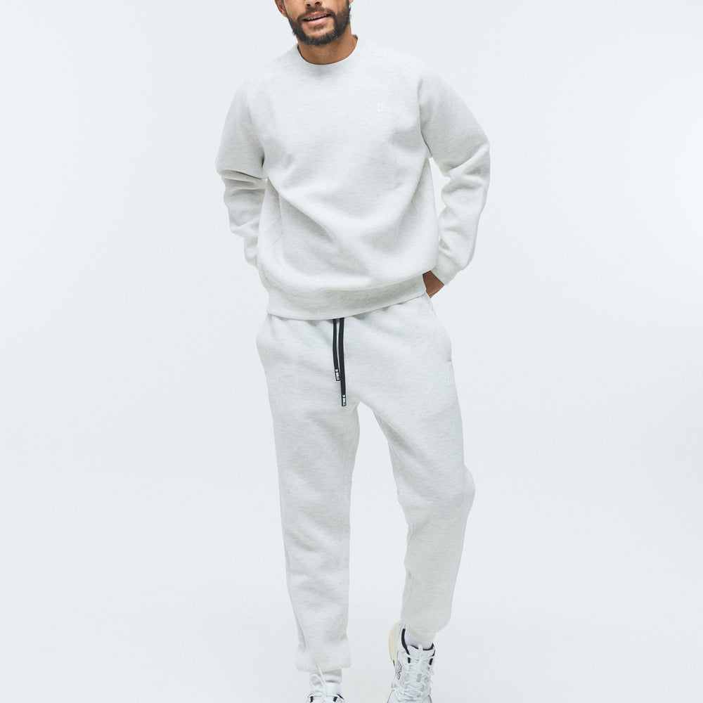 RECREATION DRILLS Scuba Crew Sweat White Melange