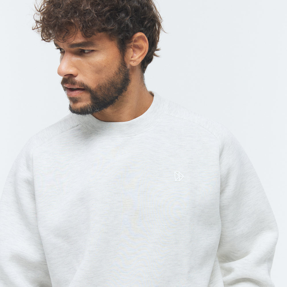 
                      
                        RECREATION DRILLS Scuba Crew Sweat White Melange
                      
                    