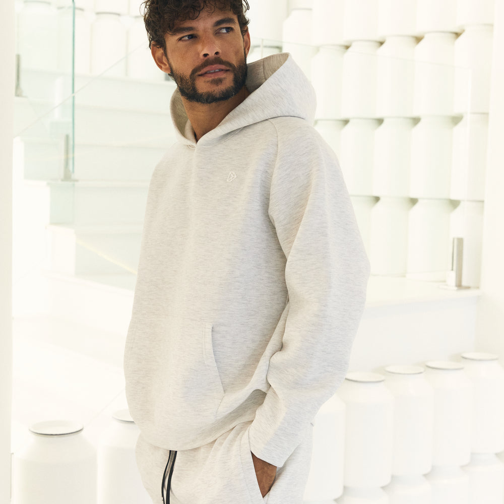 RECREATION DRILLS Scuba Hoodie 2.0 White Melange