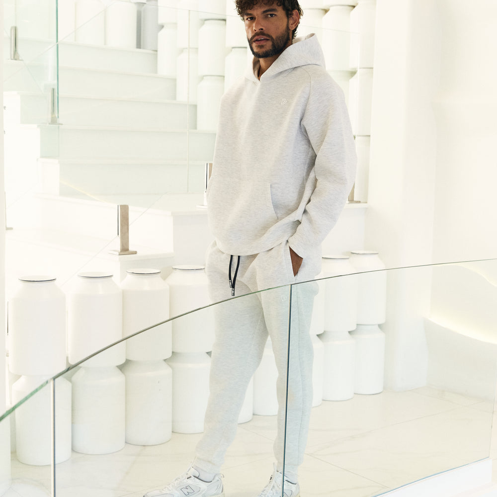 
                      
                        RECREATION DRILLS Scuba Hoodie 2.0 White Melange
                      
                    
