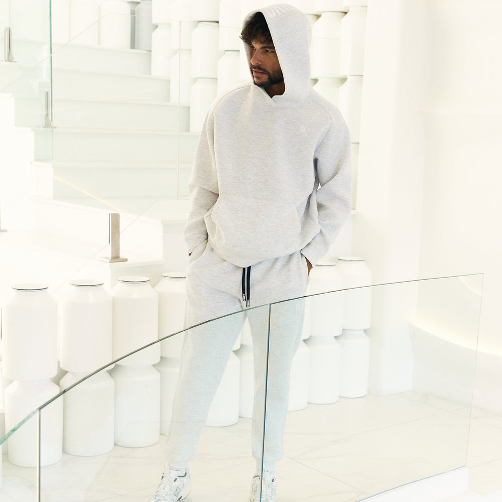 
                      
                        RECREATION DRILLS Scuba Hoodie 2.0 White Melange
                      
                    