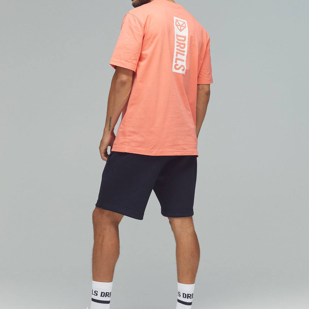 
                      
                        RECREATION DRILLS Vertical Graphic Tee Sunset Glow/White
                      
                    