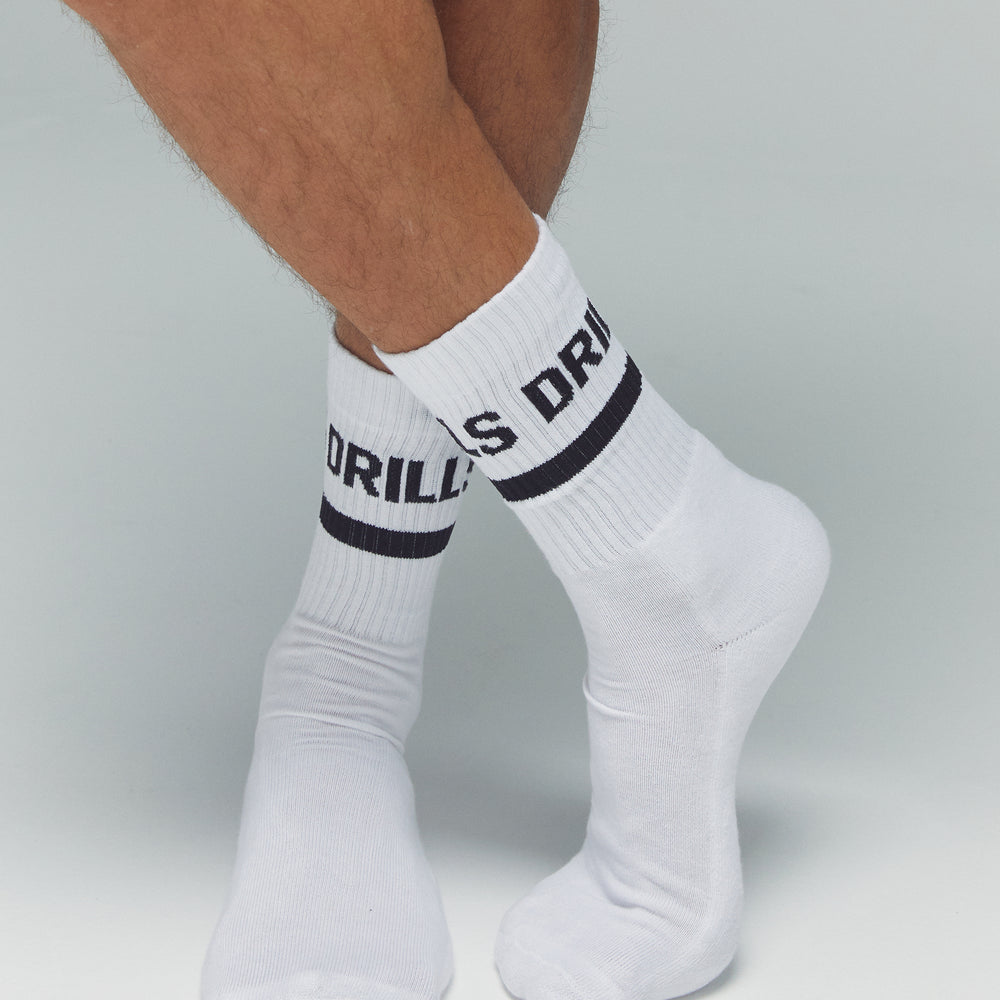 
                      
                        Chaussettes DRILLS Toujours Blanc 
                      
                    