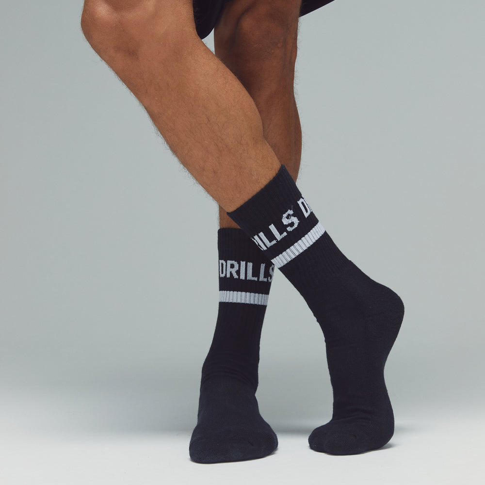 
                      
                        Chaussettes DRILLS Toujours Noir 
                      
                    