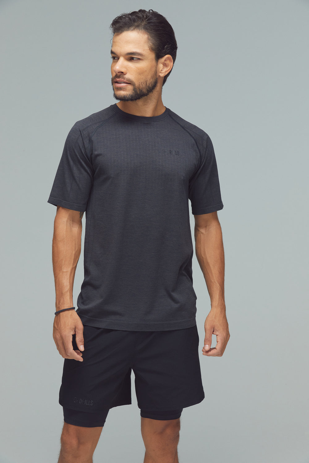 XFUNCTION DRILLS Jacquard Tee Anthracite