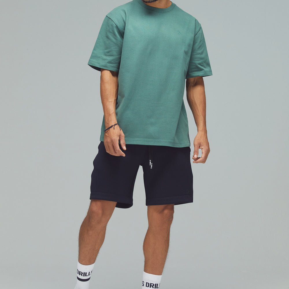 RECREATION DRILLS Bold Graphic Tee Dark Sage Green